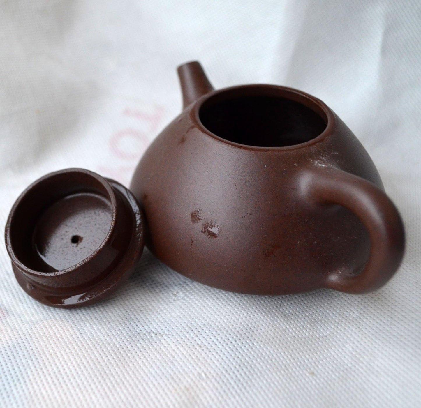 Teapot Chinese Yixing ShiPiao Style Zisha Tea Pots Zini for Loose Tea (4oz)