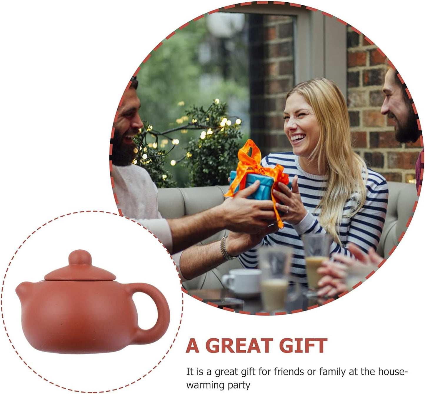 Alipis Ceramic Tea Pot Zisha Teapot Mini Chinese Clay Tea Pot Ceramic Teapot Infuse Brew Kung Fu Tea Maker Retro Water Jar for Loose Tea Vintage Teapot