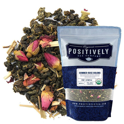 Organic Positively Tea Company, Qilan Wuyuan Oolong Tea, Loose Leaf, 16 Ounce