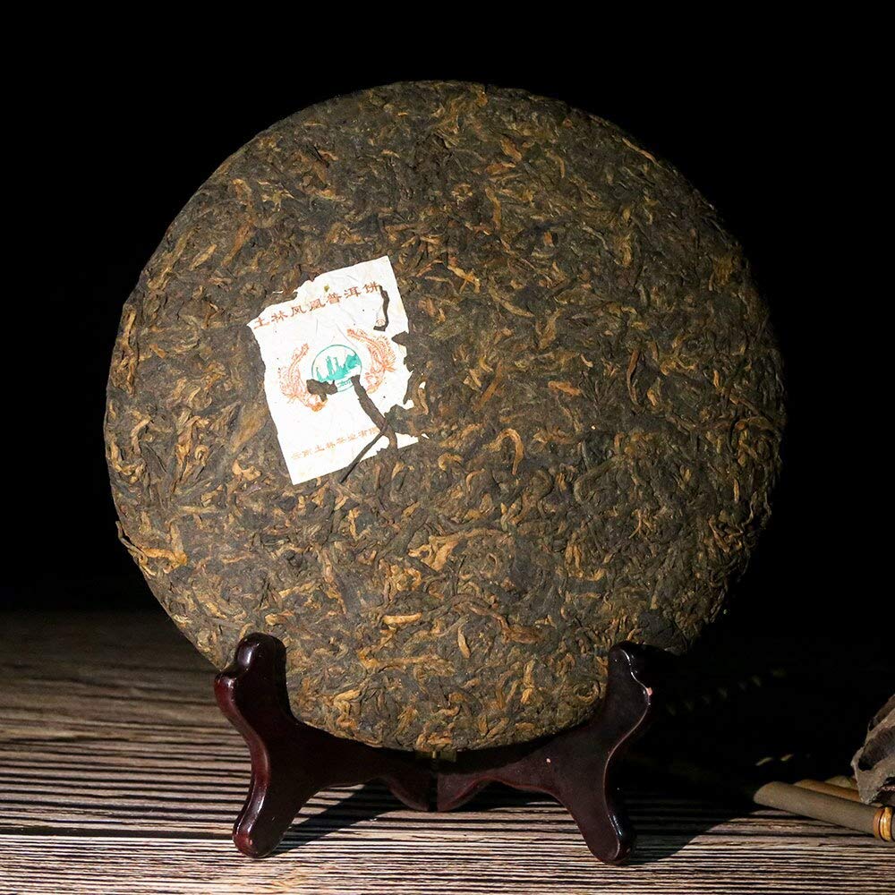 FullChea - 2013 Tulin 701 Shu Puerh - Ripe Pu-erh Aged Black Tea - Pu Erh Tea Loose Leaf - Health Tea - 14.11oz / 400g