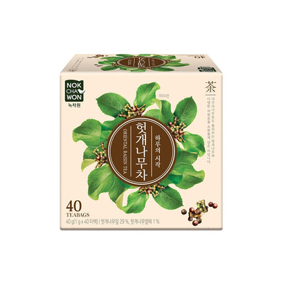 [Nokchawon] Hovenia Dulcis Tea, Oriental Raisin Tree Tea, Premium Pure Herbal Tea, Korean Tea, 40 Count Tea Bags, 1.41oz(40g)