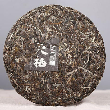 Raw aged Puer Tea Cake Old Comrade Liang Pin Ling Qi Puer Tea 400g