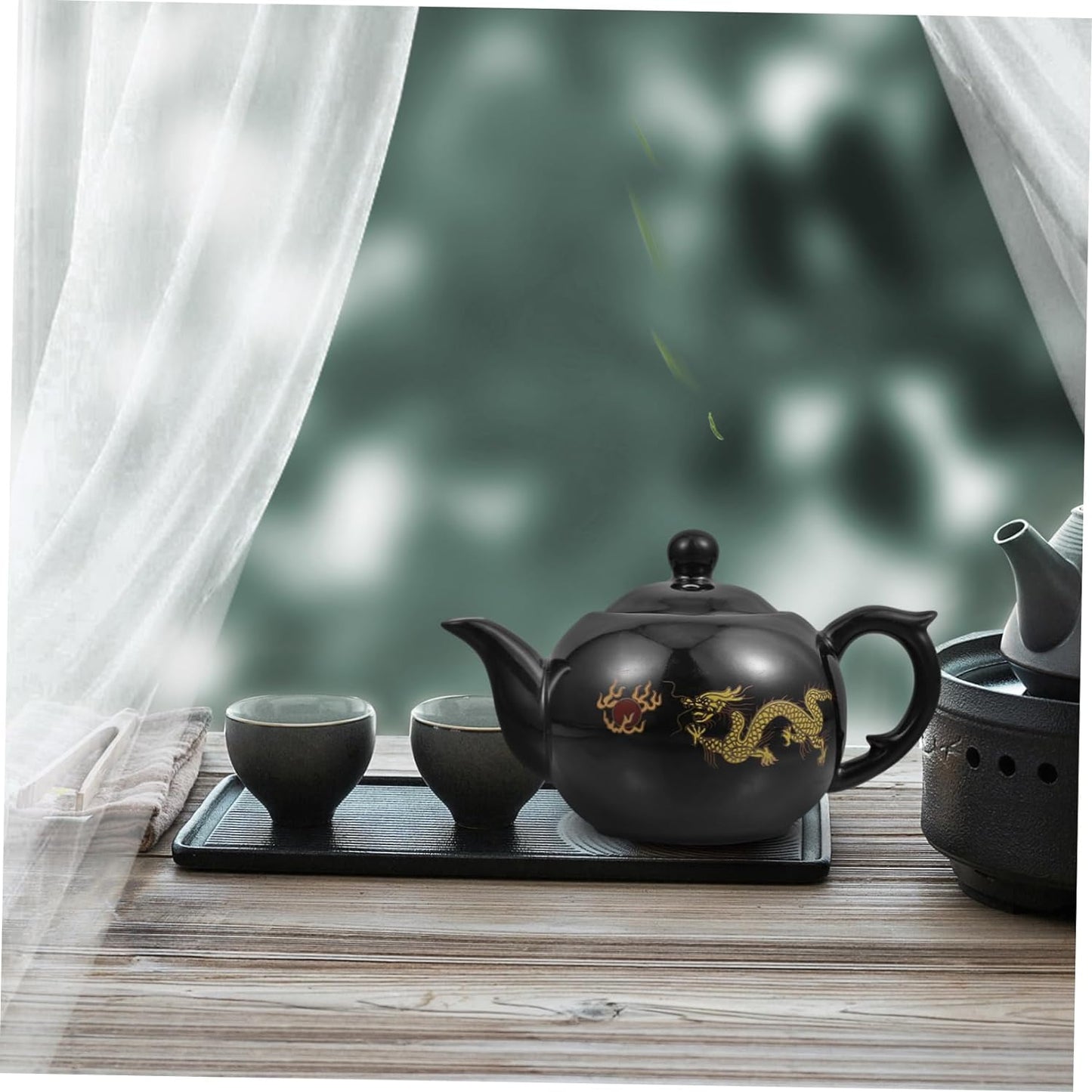 MARMERDO Kung Fu Teapot Gongfu Tea Pot Ceramic Classic Tea Pot Zisha Tea Pot Tea Pot Tea Making Pot Vintage Ceramic Teapots Hot Water Office Pottery Teapot Dropshipping Ceramics