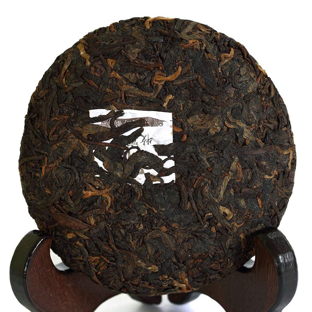 Puerh Tea Cake 100g / 3.52oz 2016 Year Ripe Shu Supreme Menghai Remote Mountain Ancient Tree - Yunnan Pu-erh Pu erh Puer Pu'er Chinese Tea