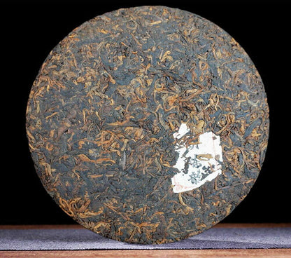 2015 Bulang Mountain Aged Rhythm Menghai Heaven Earth Puer 357g Ripe Pu Erh Shu