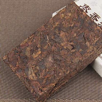 Health Benefits Jujube Fragrant Brick Big Leaf Old Pu'er Tea Ripe Tea 250g