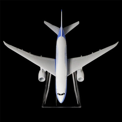 24-Hours Boeing 787 Plane Model Alloy Metal Model Airplane Die-cast 1:400