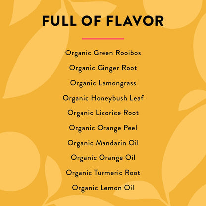 Choice Organics - Organic Mandarin Ginger Tea (1 Pack) - Organic Herbal Tea - 16 Tea Bags