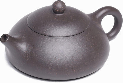 SILINE Zisha Small Teapot Set,Chinese Yixing Clay Tea Pot 6.2 Oz with 2 Cups,Beginner Brew Kong Fu Tea Maker