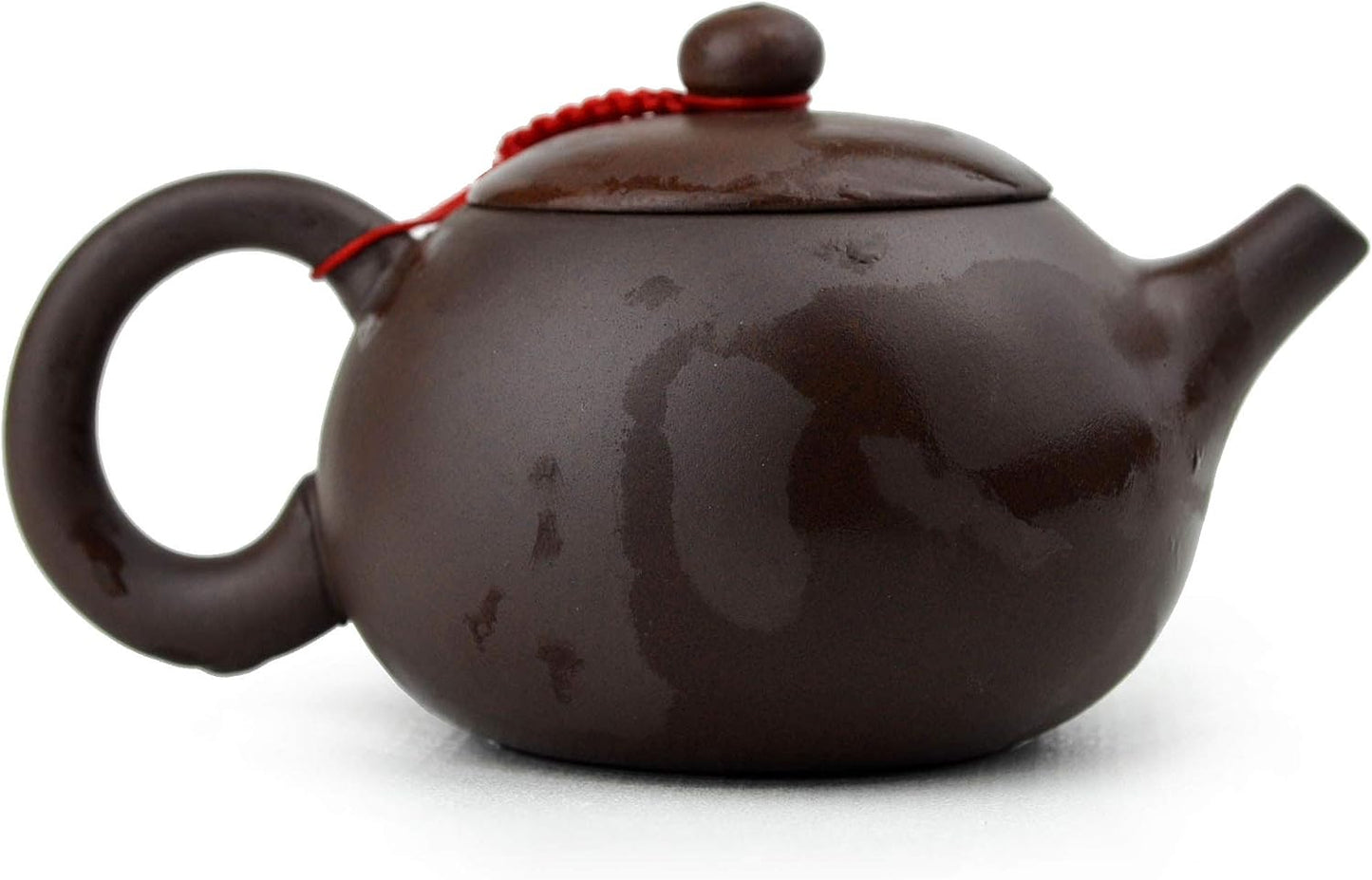 Teapot Chinese Gongfu cha Xishi Pot 7oz /210cc Purple clay ceramics ZiNi for Loose Tea (Dark brown)