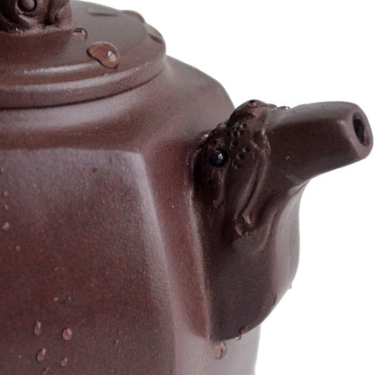 Teapot 330ml Chinese Yixing Genuine Clay Zisha Dragon Lion Pot (Zini clay)