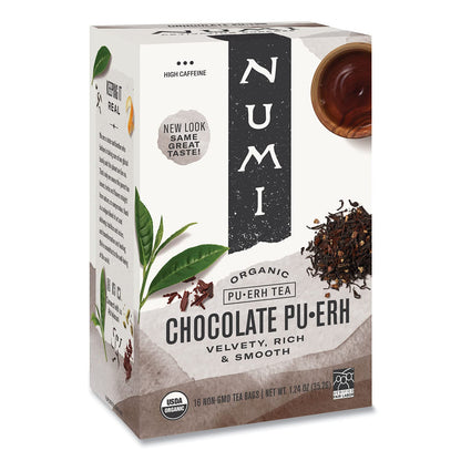 Numi Tea Chocolate Puerh Tea (6x16 Bag)
