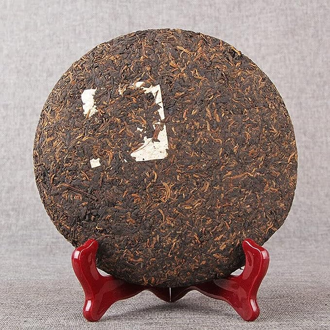 Menghai Chen Xiang Ripe Puer Tea Long Yuan Hao Mellow Old Puer Tea 380g