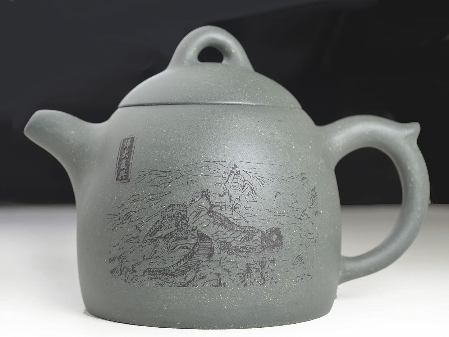 Yxhupot Teapot 7.8oz Chinese Yixing Clay Genuine Zisha Tea Pots Qinquan style