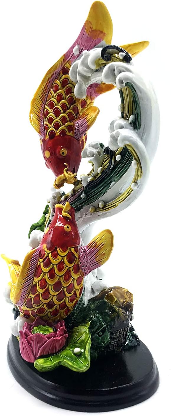 Chinese Feng Shui Fish Statue Feng Shui Decor Home Office Decoration Tabletop Decor Ornaments Good Lucky Gifts