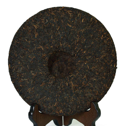 Puerh Tea Cake 357g / 12.6oz 2013 Year Ripe Shu Ancient Tree Gong Ting Pu-erh Spring - Yunnan Pu-erh Pu erh Puer Pu'er Chinese Tea