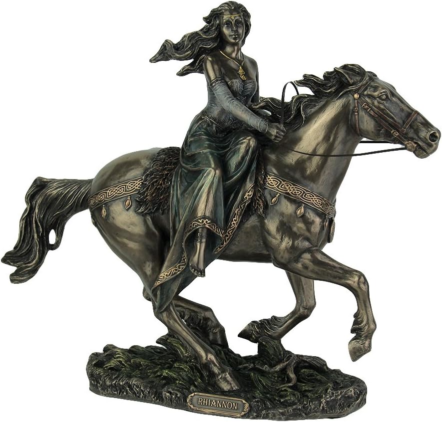 Veronese Design Rhiannon - Celtic Goddess on Horse Statue