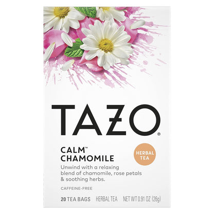 TAZO Tea Bags, Herbal Tea Iced Tea Bags, Iced Passion, Caffeine-Free, Makes 6 Count (Pack of 4)