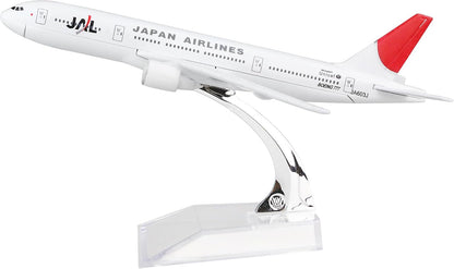 24-Hours Japan Airlines B777 Model Planes Alloy Metal Airplane Models Die-cast 1:400