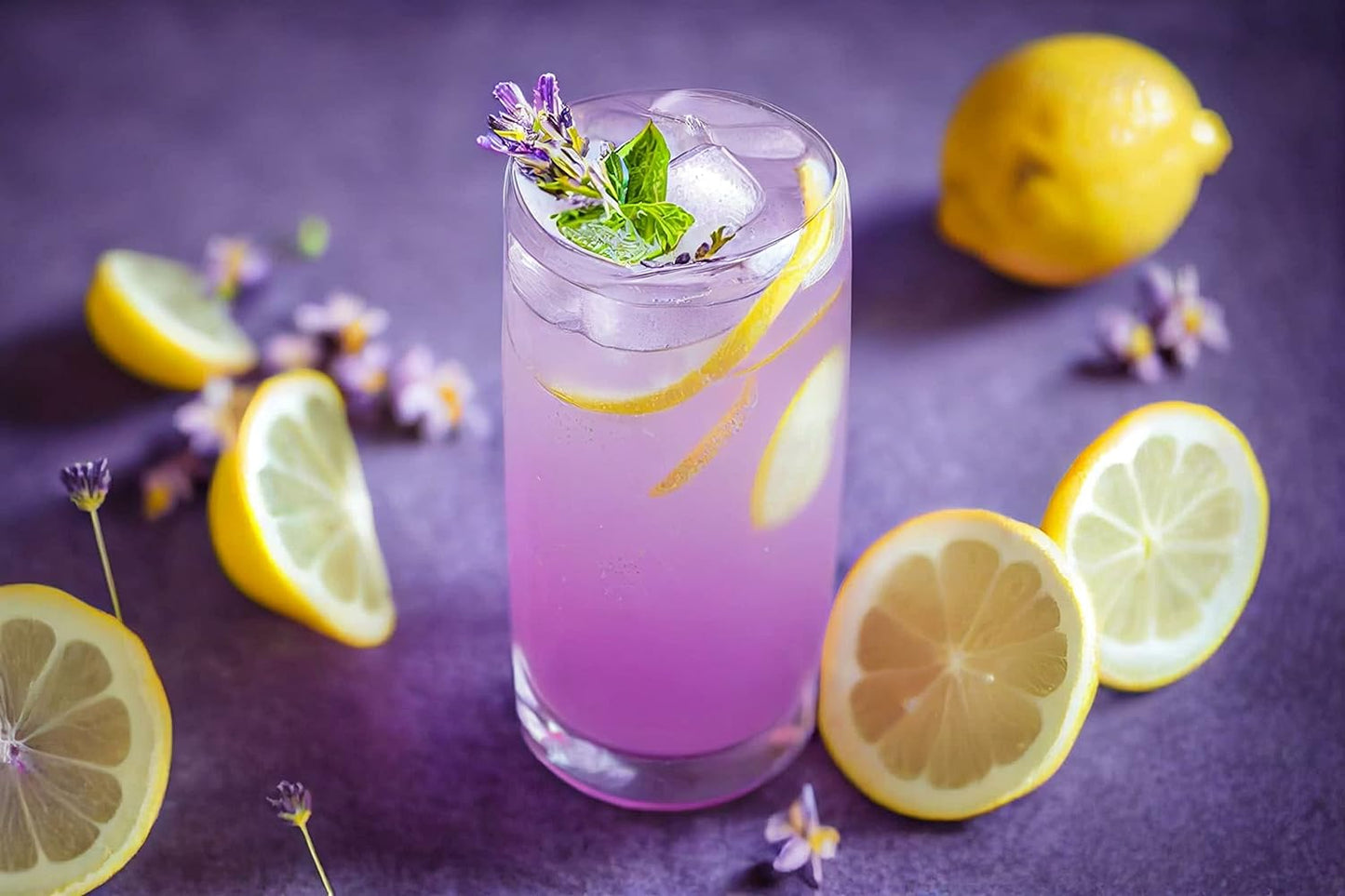 Lavender Tea 1LB (16Oz) 100% Certified Organic| Lavender Flowers Dried | Loose Lavender Tea| Perfect for Tea, Baking, Lemonade, DIY Beauty, Sachets & Fresh Fragrance | 100% Raw Albanian Harvest |