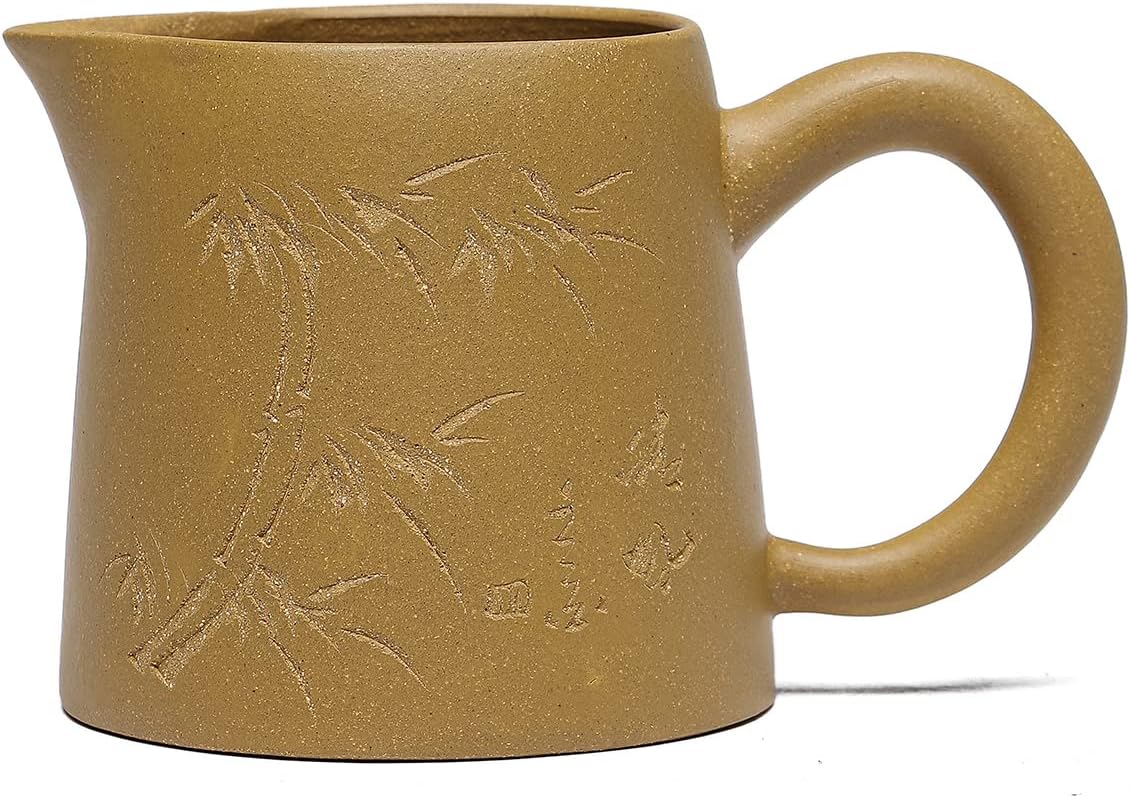 SILINE Yixing Clay Tea Sharing Cup 7.4 Oz for Infuse brewing Kungfu Tea Services -Zini Purple Clay