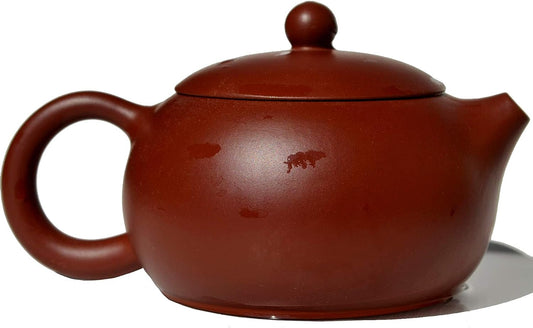 Yxhupot Teapot Chinese Yixing Genuine DaHongPao Clay Red Xishi Pots Ball Filter (8oz/240ml)