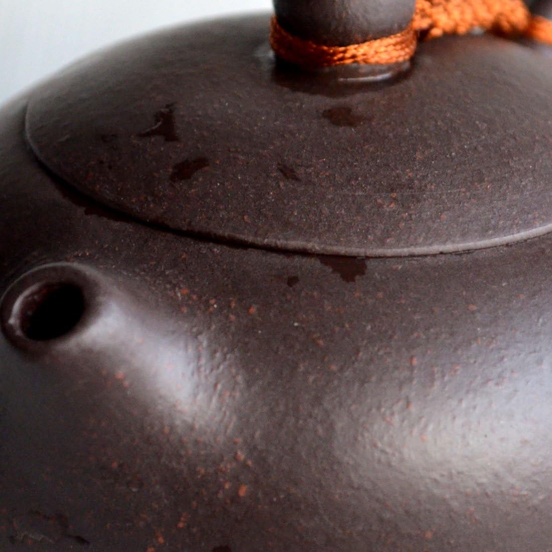 Teapot Chinese Yixing Clay Genuine Black Sand HeiJinGang Tea Xishi Pots (6.8oz/200cc)