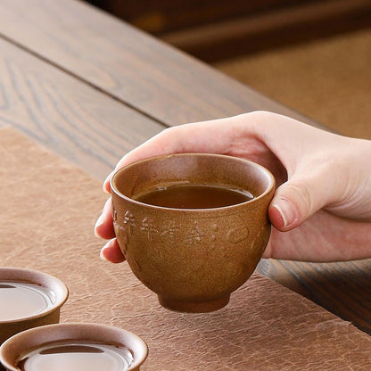 Scizorito Lifting Beam Pot Style Rough Pottery Tea Set, Boiled Over Open Fire, Gift Box Packaging Suitable for Mother'S Day, Father'S Day, Christmas, Birthday Parties, Company Gifts