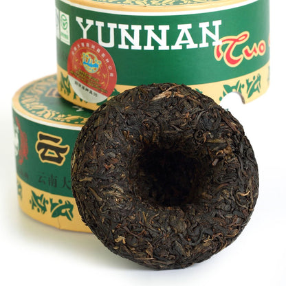 Puerh Tea Cake 100g / 3.52oz 2007 Year Raw Sheng Tulin T868 Puerh Tuocha - Yunnan Pu-erh Pu erh Puer Pu'er Chinese Tea Boxed