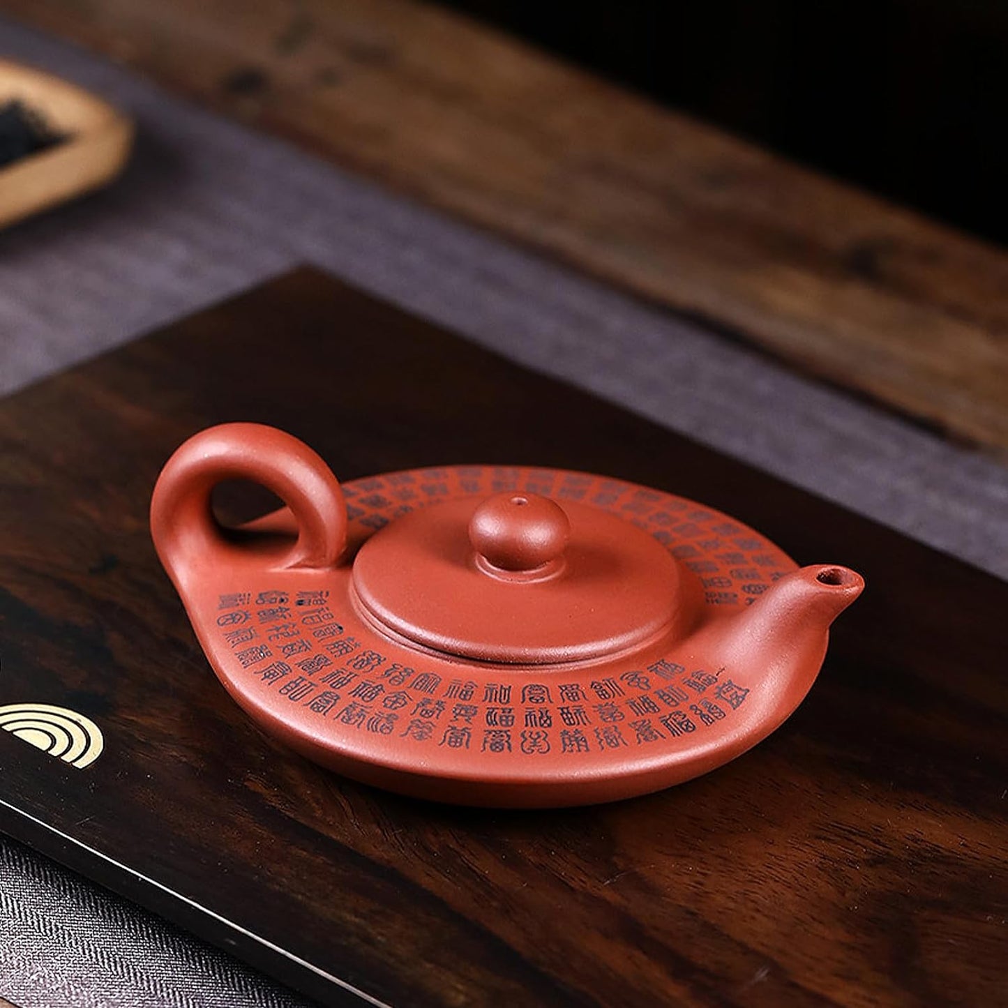 Handmade Zisha Teapot, Chinese Yixing Purple Clay Tea Pot 100cc,Chinese Kungfu Brew Infuser Loose Leaf Tea