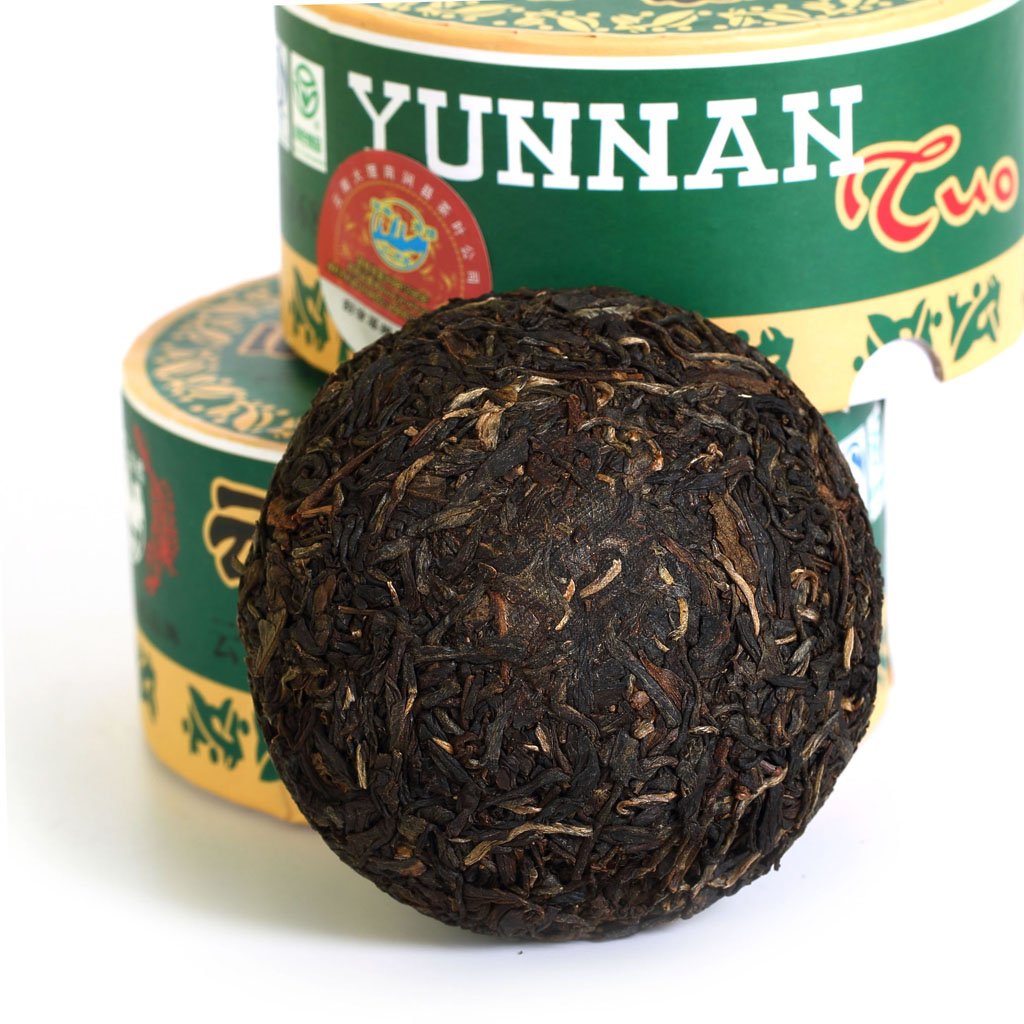 Puerh Tea Cake 100g / 3.52oz 2007 Year Raw Sheng Tulin T868 Puerh Tuocha - Yunnan Pu-erh Pu erh Puer Pu'er Chinese Tea Boxed