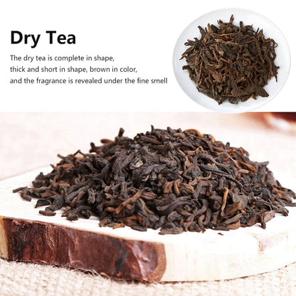 Acogedor Loose Leaf Pu erh Tea, 180g/6.3oz Yunnan Puer Tea Chinese Tea Leaces, Fresh Full Earthy Flavor for Morning Afternoon Party, Coffee Alternative