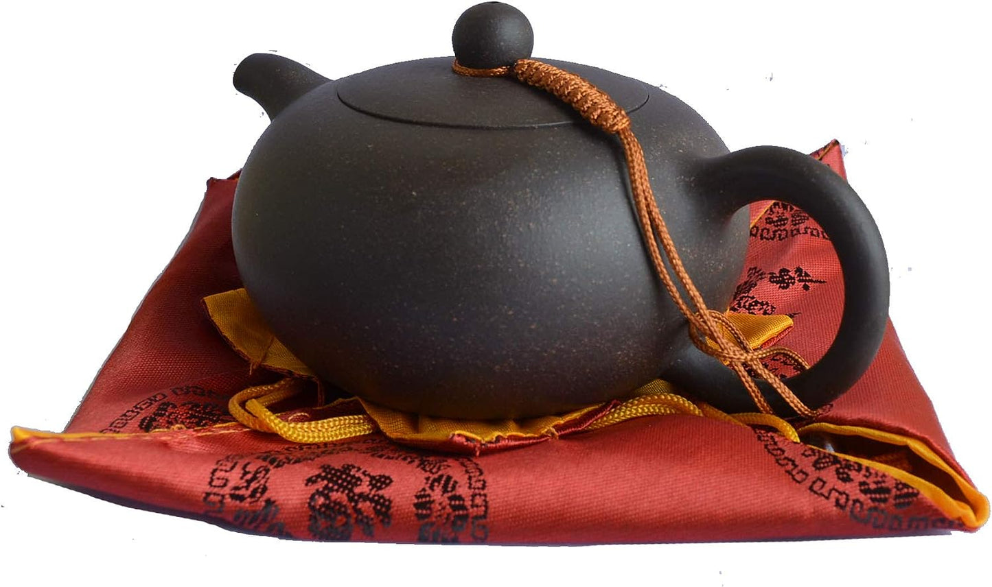 Teapot Chinese Yixing Genuine Black Sand Heijingan Tea Xishi Pots (9.5oz/280cc)