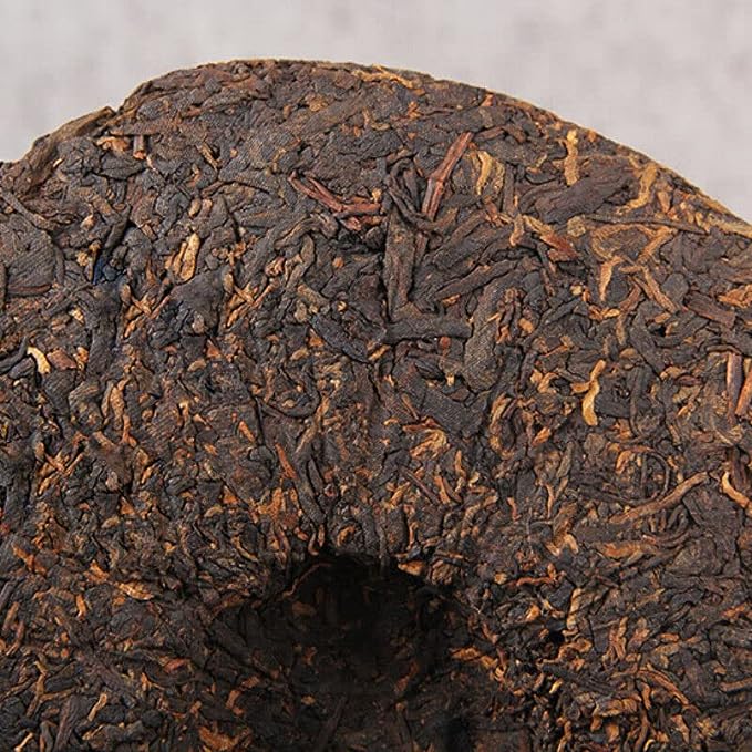 Chinese Cooked Pu-erh Gift Tea Black Tea Menghai Big Tree Pu'er Tea Cake 380g