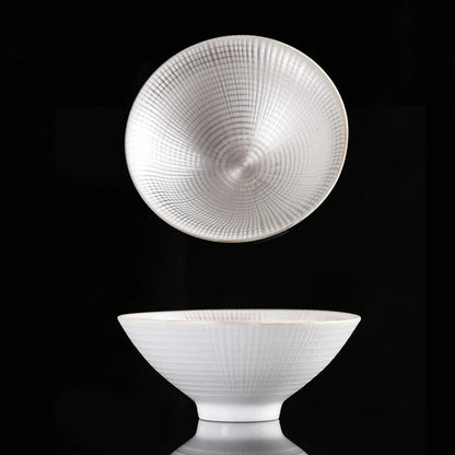 75ML Pure Silver Tea Cup Ceramic Ware Inlaid with Silver Tea Bowl