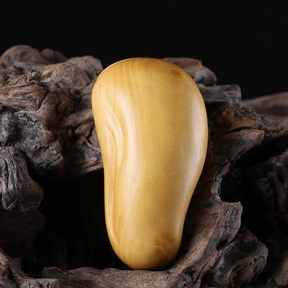 7CM longevity god Boxwood Carving Solid Wood Health Statue Taoist Theology Craft Gifts