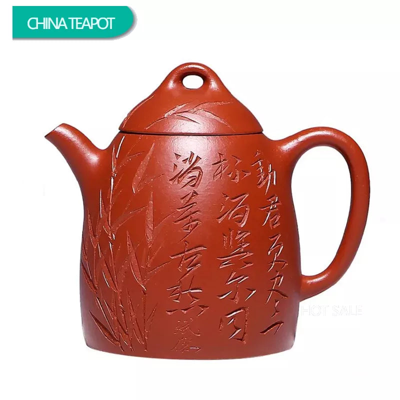 150ml Chinese Yixing High-end Purple Clay Teapots Famous Artists Handmade Raw Ore Dahongpao Mud Tea Pot Kettle Zisha Tea Set