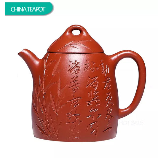 150ml Chinese Yixing High-end Purple Clay Teapots Famous Artists Handmade Raw Ore Dahongpao Mud Tea Pot Kettle Zisha Tea Set