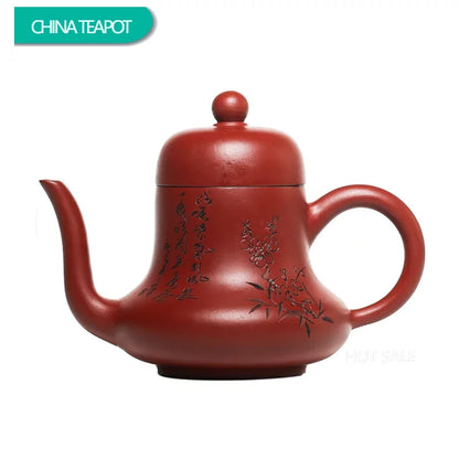 120ml Yixing Handmade Purple Clay Teapots Raw Ore Dahongpao Home Tea Pot Beauty Kettle Teaware Chinese Zisha Tea Set Accessories