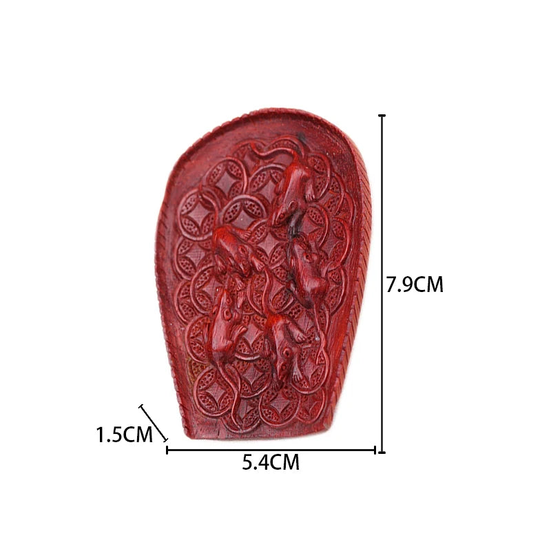 7cm Lobular Rosewood Wood Sculpture Animal Sculpture Rich Pendant Car Hanging Office Decoration Home Décor
