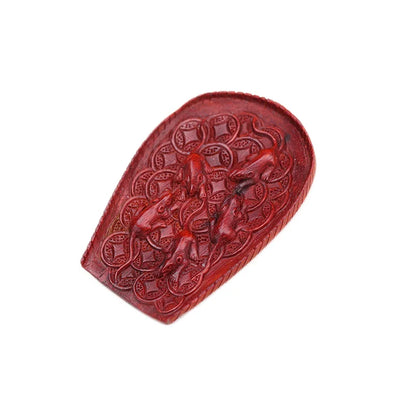 7cm Lobular Rosewood Wood Sculpture Animal Sculpture Rich Pendant Car Hanging Office Decoration Home Décor