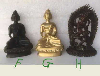 7cm White Tara Vajrasatt Manjushri, Guanyin, Green Tara, Longevity Buddha bronze statue