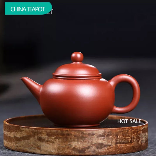 180ml Chinese Yixing Purple Clay Teapots Authentic Raw Ore Dahongpao Mud Tea Pot Kettle Famous Handmade Zisha Tea Set Teaware