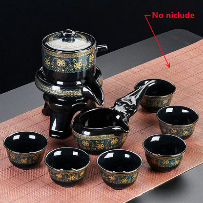 8 Pcs Ceramic Travel Tea Sets Chinese Portable Ceramic Bone China Teaset Gaiwan Teacup Porcelain Tea Cup The Kung Fu Teapot Set