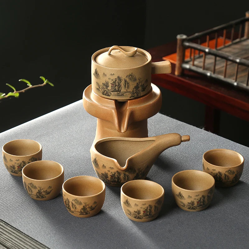 8 Pcs Ceramic Travel Tea Sets Chinese Portable Ceramic Bone China Teaset Gaiwan Teacup Porcelain Tea Cup The Kung Fu Teapot Set