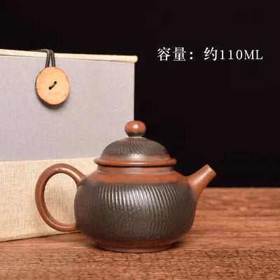 80-150ml China Jianshui Purple Clay Pure Handmade MiniTea Pot(Not Yixing Zisha)  Ceramic  Kung Fu Tea Set Drinkware Tea Ceremony