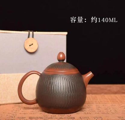 80-150ml China Jianshui Purple Clay Pure Handmade MiniTea Pot(Not Yixing Zisha)  Ceramic  Kung Fu Tea Set Drinkware Tea Ceremony