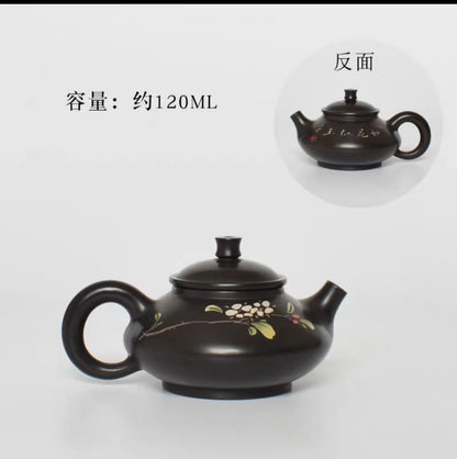 80-150ml China Jianshui Purple Clay Pure Handmade MiniTea Pot(Not Yixing Zisha)  Ceramic  Kung Fu Tea Set Drinkware Tea Ceremony