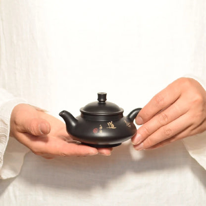 80-150ml China Jianshui Purple Clay Pure Handmade MiniTea Pot(Not Yixing Zisha)  Ceramic  Kung Fu Tea Set Drinkware Tea Ceremony