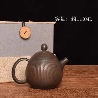 80-150ml China Jianshui Purple Clay Pure Handmade MiniTea Pot(Not Yixing Zisha)  Ceramic  Kung Fu Tea Set Drinkware Tea Ceremony